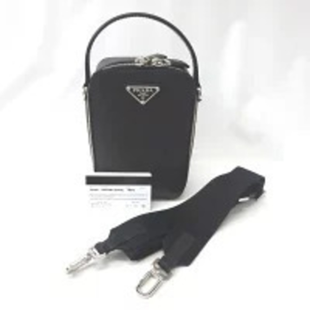 Prada Bag Saffiano Black Crossbody Shoulder